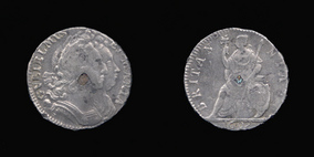 A0002__0 Farthing, Currency Farthing in Tin of William III and Mary II