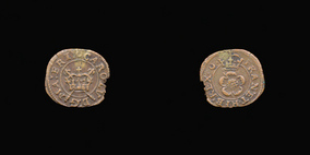P0330__0 Farthing, Rose, Single-arched crown of Charles I