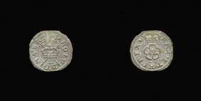 P0340__0 Farthing, Rose, Single-arched crown of Charles I