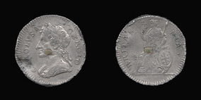 S3395__0 Farthing, Currency Farthing in Tin of Charles II