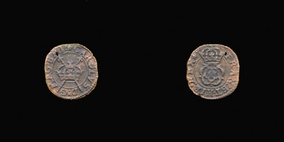 P0314__0 Farthing, Rose, Double-arched crown of Charles I